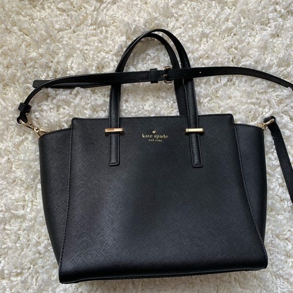Kate Spade Black Leather Small Cross Body Bag - Picture 2 of 6